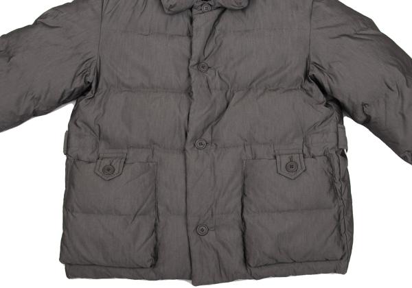 ISSEY MIYAKE WINDCOAT Cotton Poly Down Jacket Gray Size M
