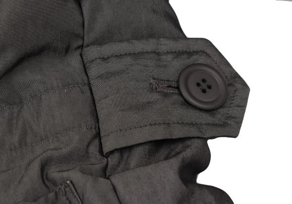 ISSEY MIYAKE WINDCOAT Cotton Poly Down Jacket Gray Size M