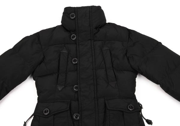 Dsquared2 DSQUARED Knit Neck Down Jacket Black Size 38