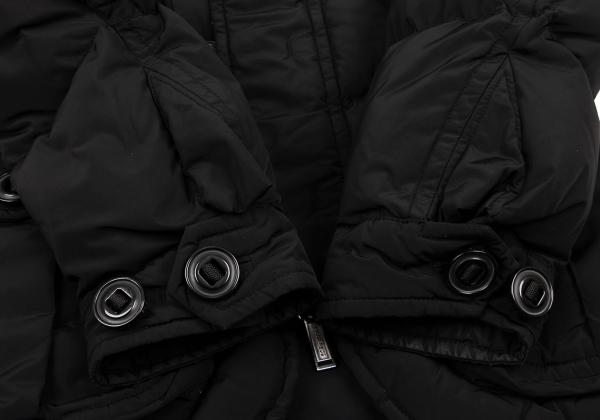 Dsquared2 DSQUARED Knit Neck Down Jacket Black Size 38