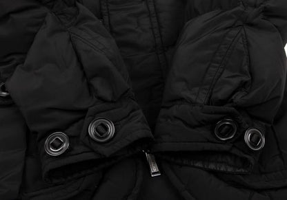 Dsquared2 DSQUARED Knit Neck Down Jacket Black Size 38