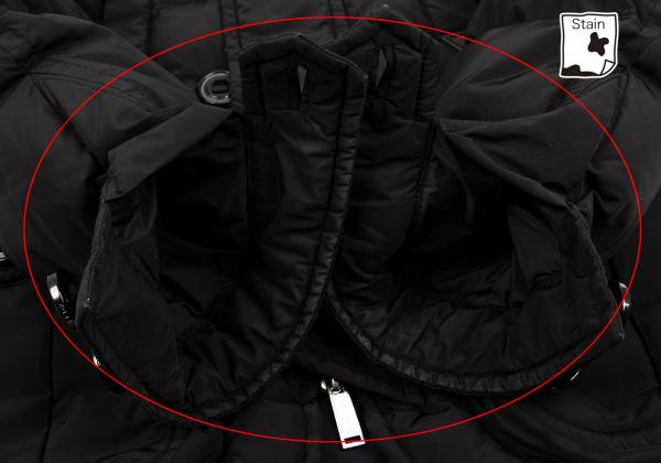 Dsquared2 DSQUARED Knit Neck Down Jacket Black Size 38