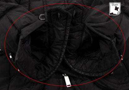Dsquared2 DSQUARED Knit Neck Down Jacket Black Size 38