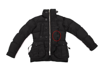 Dsquared2 DSQUARED Knit Neck Down Jacket Black Size 38