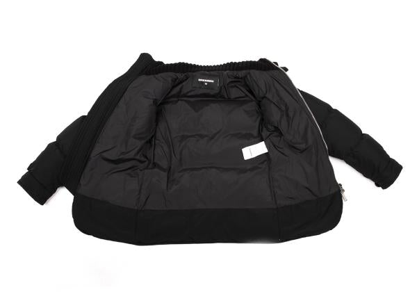 Dsquared2 DSQUARED Knit Neck Down Jacket Black Size 38