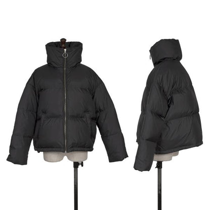 JOURNAL STANDARD Nylon Short Down Jacket Navy Size M