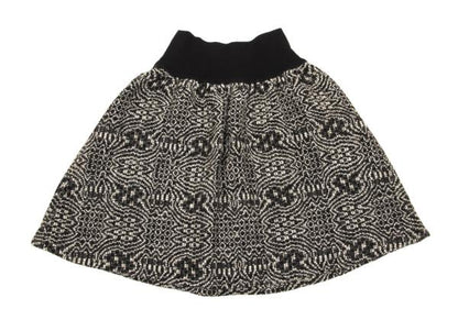 Y's Wool Nylon Rib Waist Skirt Size M