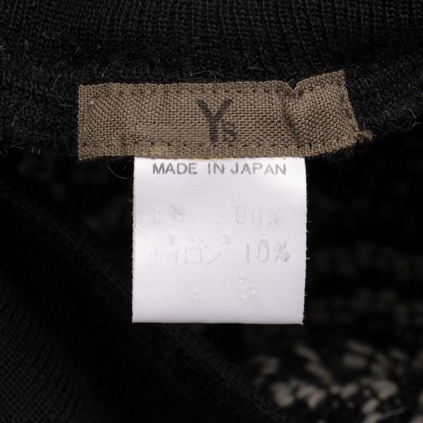Y's Wool Nylon Rib Waist Skirt Size M