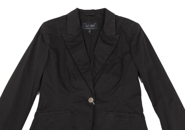 ARMANI JEANS Cotton Stretch 1B Jacket Black Size 46