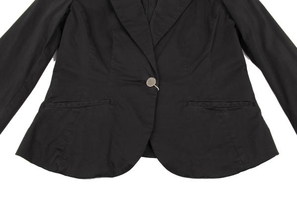 ARMANI JEANS Cotton Stretch 1B Jacket Black Size 46