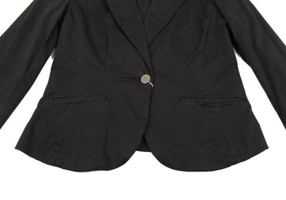 ARMANI JEANS Cotton Stretch 1B Jacket Black Size 46