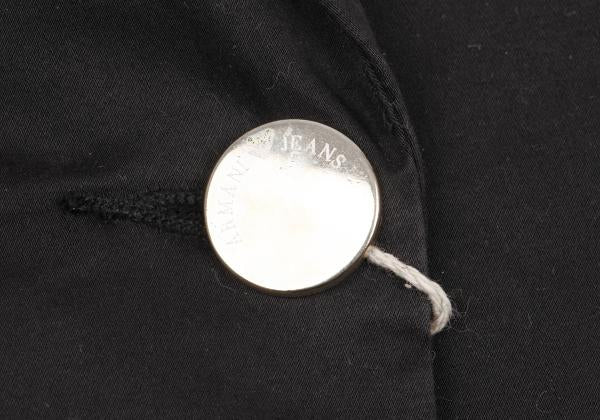 ARMANI JEANS Cotton Stretch 1B Jacket Black Size 46