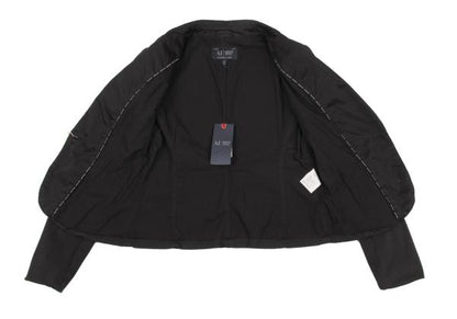 ARMANI JEANS Cotton Stretch 1B Jacket Black Size 46