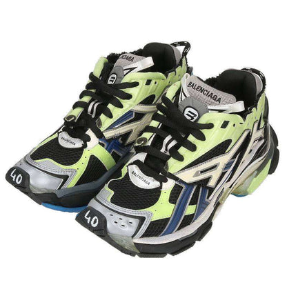 Balenciaga Sneakers Silver x Green x Blue Size 40