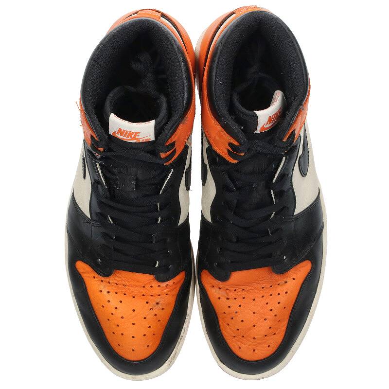 Nike Sneakers Black x Orange x White Size 30cm