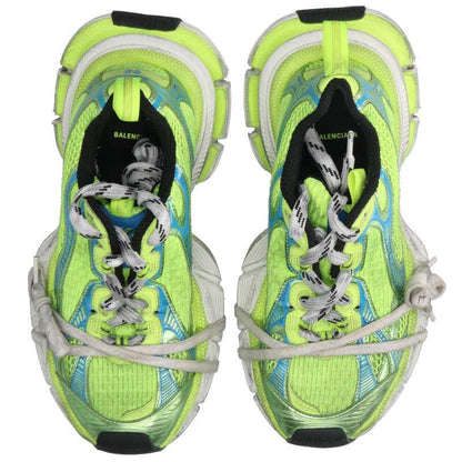 Balenciaga Distressed Sneakers Yellow x Blue Size 38