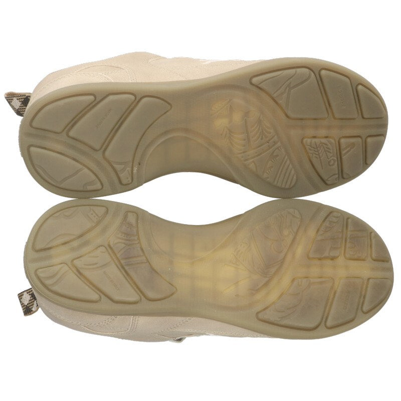 Burberry 81084561 Leather Matrix Sneakers Beige Size 9.5