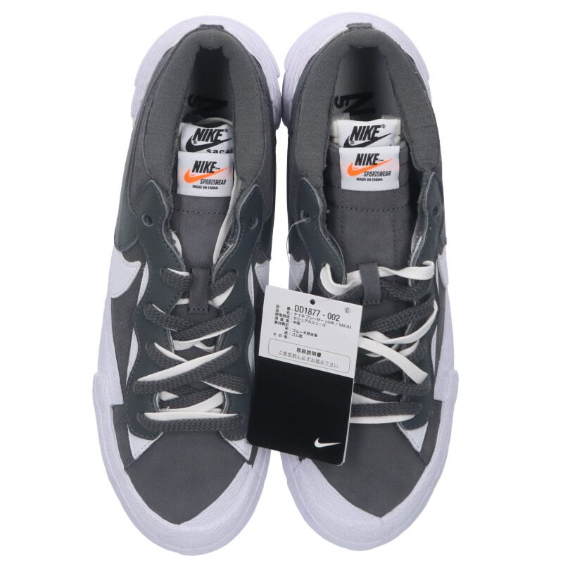 Sacai x Nike Sneakers Gray Size 27.5cm