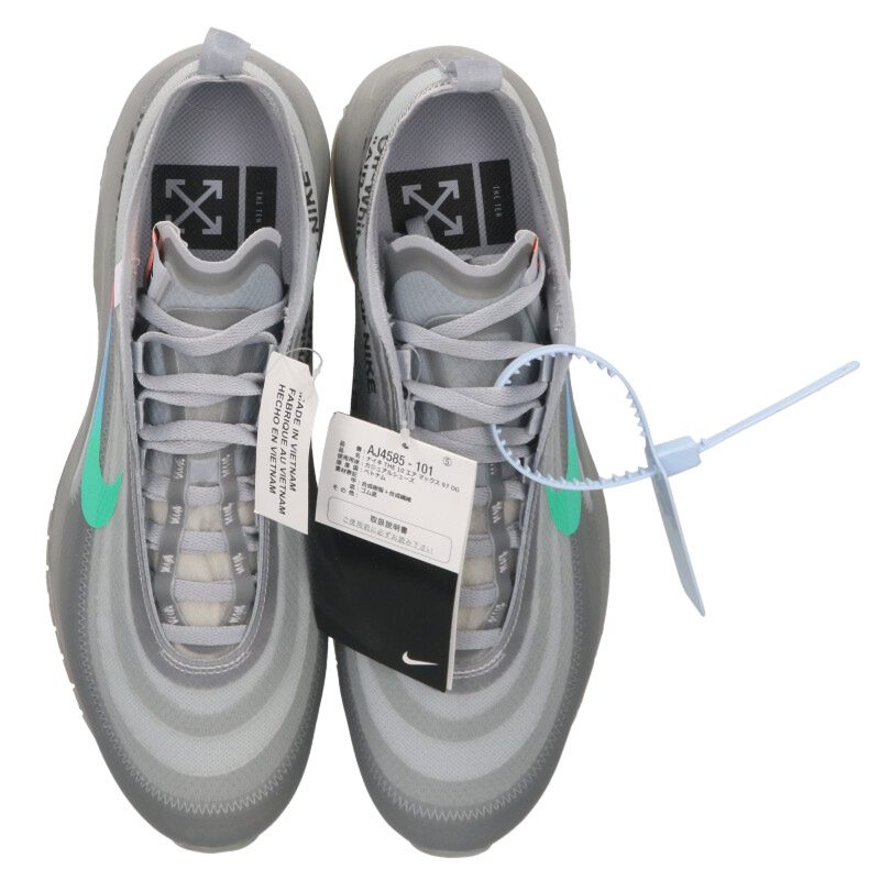 NIKE x OFF-WHITE Sneakers Gray Size 26.5cm