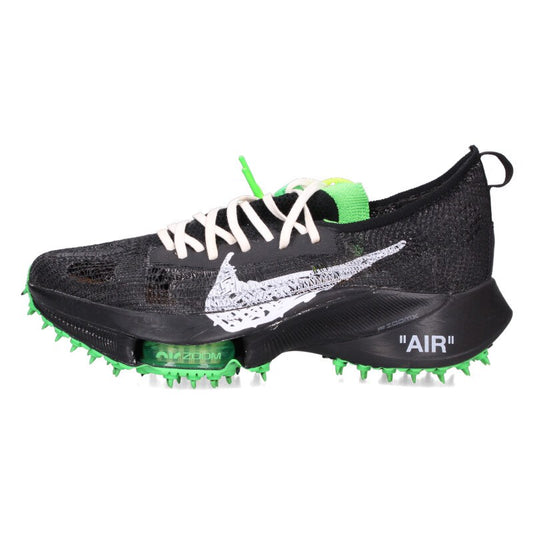 NIKE OFF-WHITE Air Zoom Tempo NEXT% Sneakers Black Size 27cm