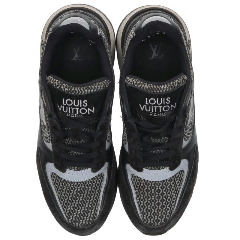 Louis Vuitton LV Logo Sneakers Black Size 7.5