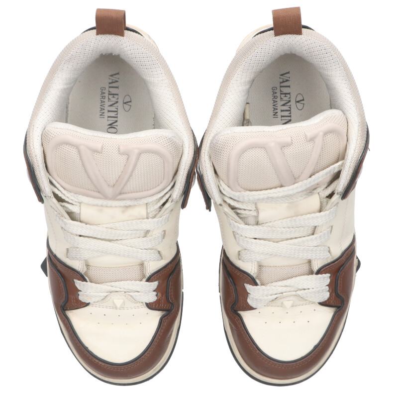 Valentino Sneakers White x Brown Size 40