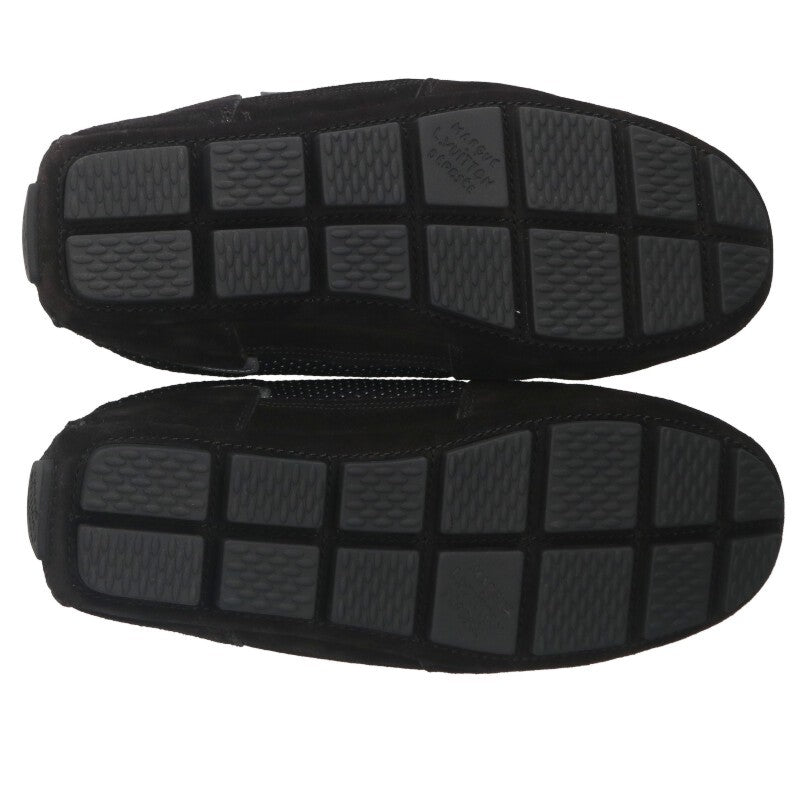 Louis Vuitton Leather Sneakers Black Size 8