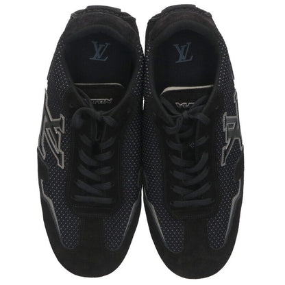 Louis Vuitton Leather Sneakers Black Size 8