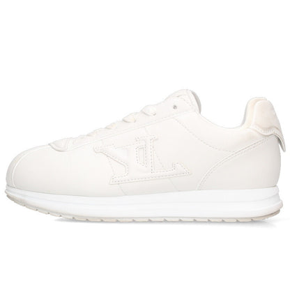 Louis Vuitton LV Logo Leather Sneakers White Size 8.5