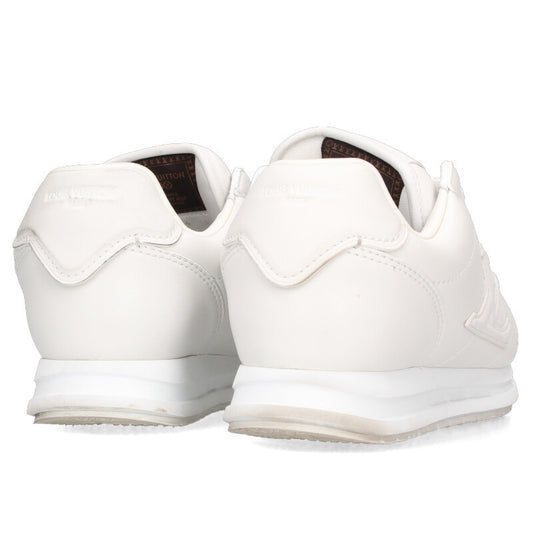 Louis Vuitton LV Logo Leather Sneakers White Size 8.5
