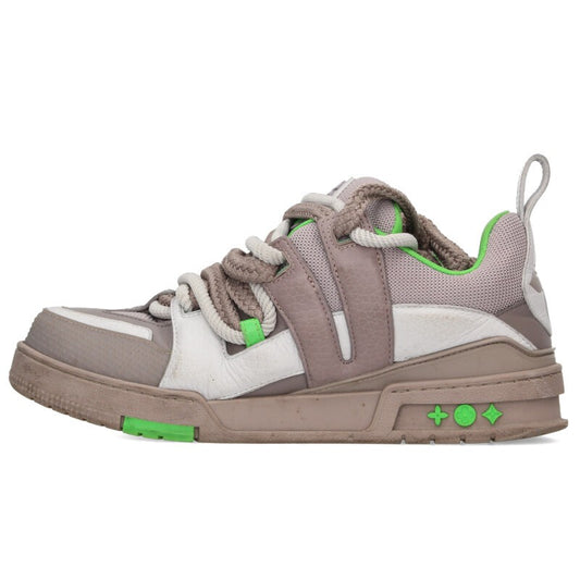 Louis Vuitton Sneakers Gray x Green Size 7.5
