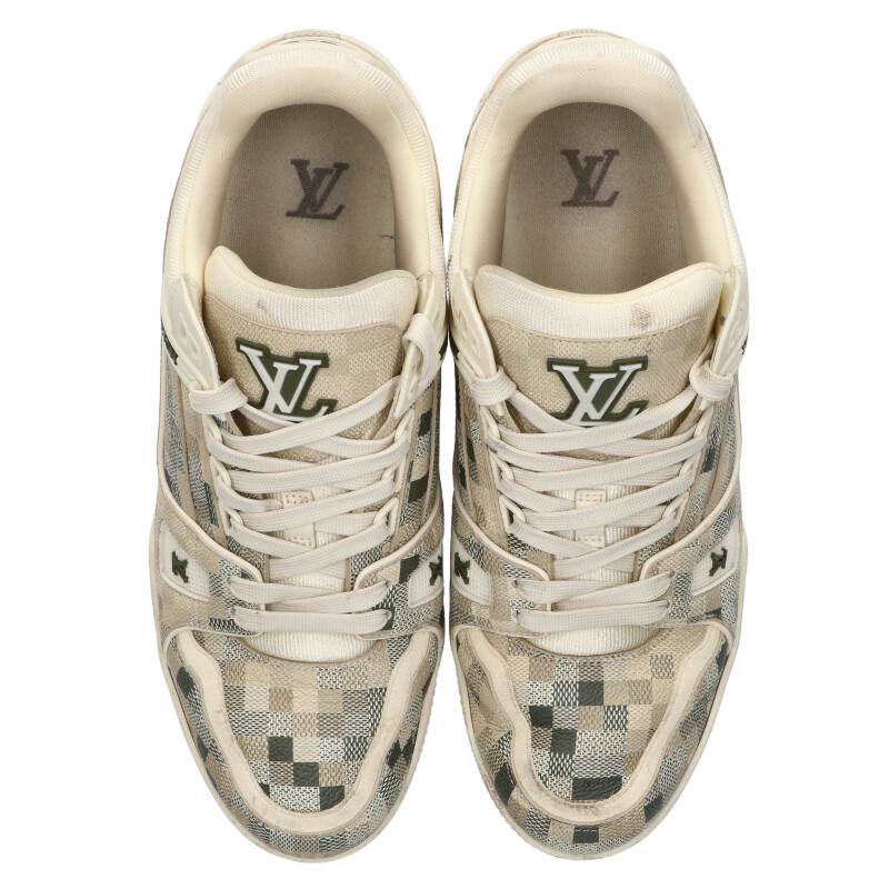 Louis Vuitton Sneakers White x Green Size 8