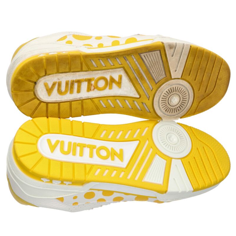Louis Vuitton LV YK Sneakers White x Yellow Size 8.5