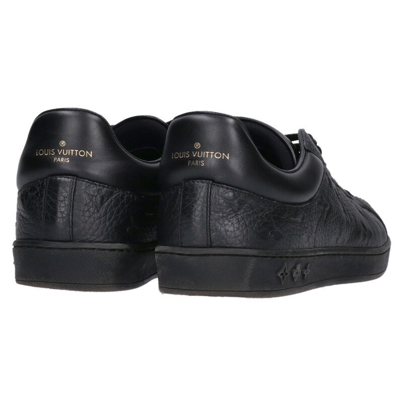 Louis Vuitton Leather Sneakers Black Size 6