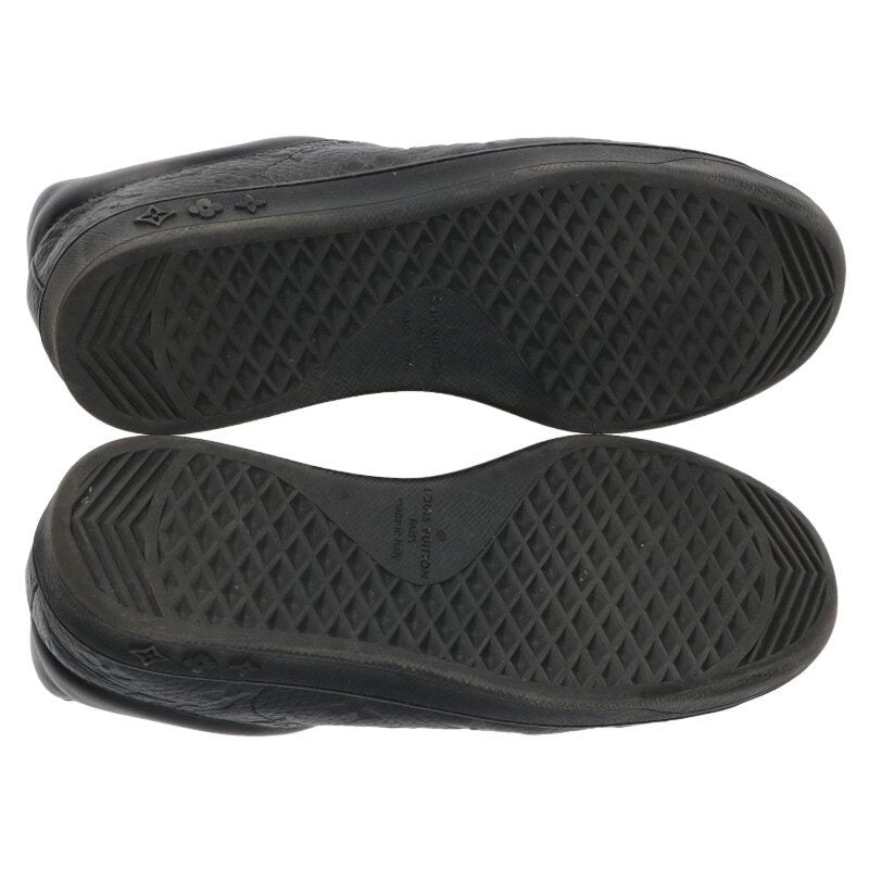 Louis Vuitton Leather Sneakers Black Size 6