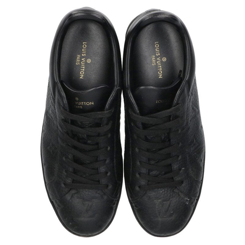 Louis Vuitton Leather Sneakers Black Size 6