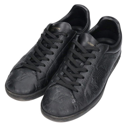 Louis Vuitton Leather Sneakers Black Size 6