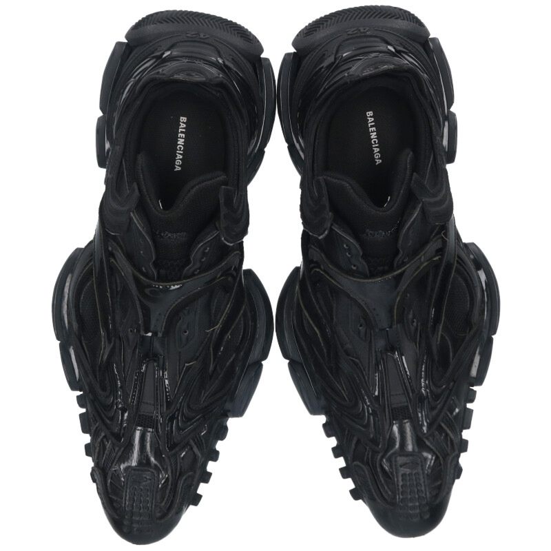 BALENCIAGA Reptile Sneakers Black Size 8.5