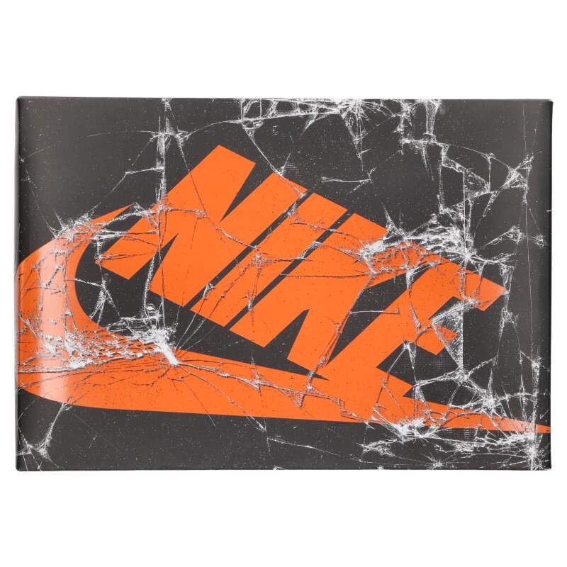 Nike Sneakers Orange x Black x White Size 25cm