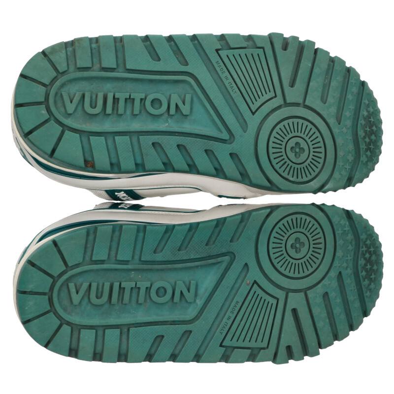 LOUISVUITTON LV Trainer Maxi Lace-Up Sneakers Multi Size 7.5