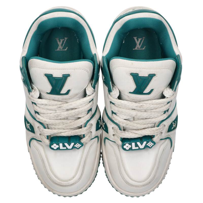LOUISVUITTON LV Trainer Maxi Lace-Up Sneakers Multi Size 7.5