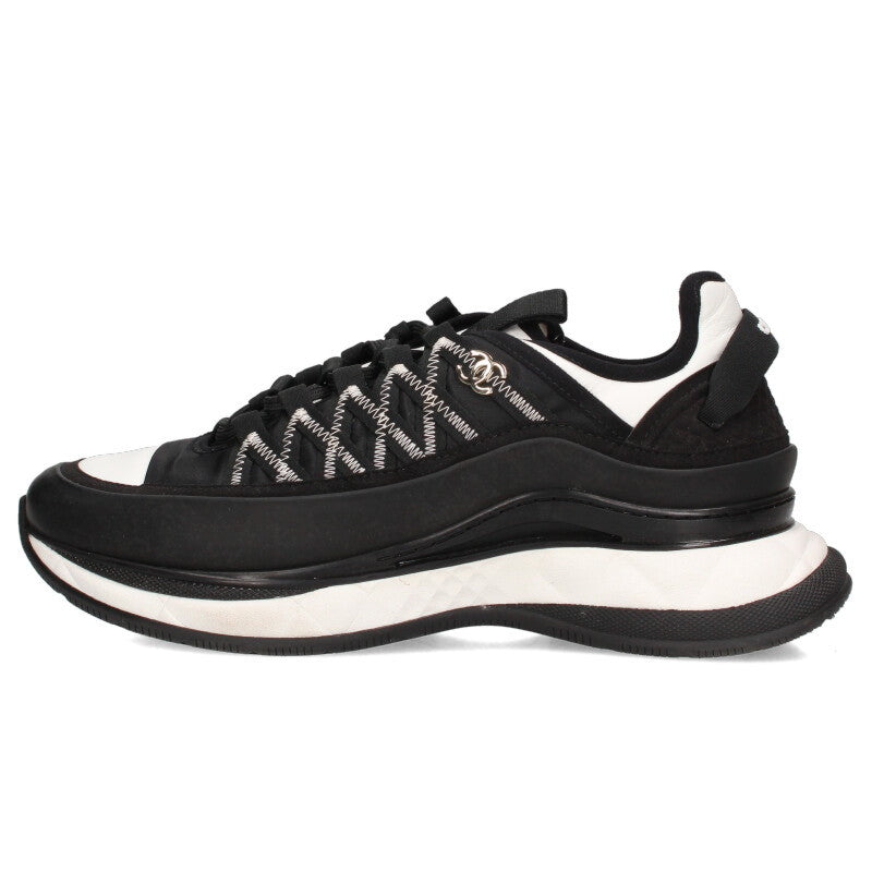 CHANEL Coco Mark Low-Top Sneakers Multi Size 7.5