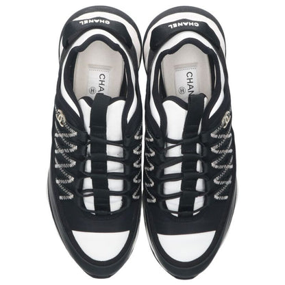 CHANEL Coco Mark Low-Top Sneakers Multi Size 7.5
