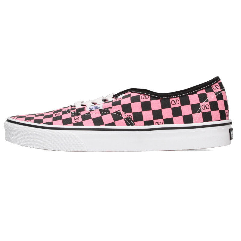 VALENTINO x VANS Checkerboard Sneakers Pink/Black Size 10