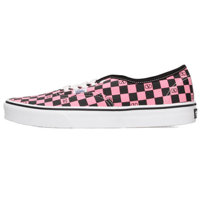 VALENTINO x VANS Checkerboard Sneakers Pink/Black Size 10
