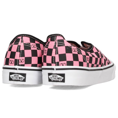 VALENTINO x VANS Checkerboard Sneakers Pink/Black Size 10