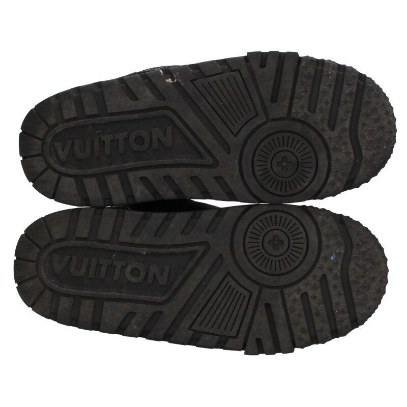 LOUISVUITTON LV Trainer Snow Low Cut Sneakers Black Size 7