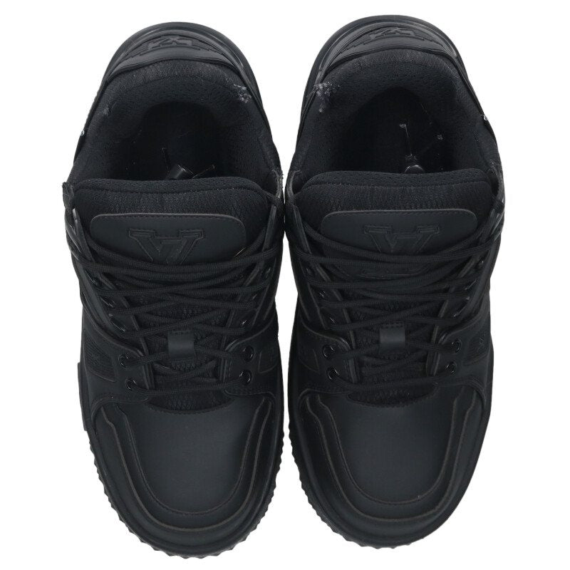 LOUISVUITTON LV Trainer Snow Low Cut Sneakers Black Size 7