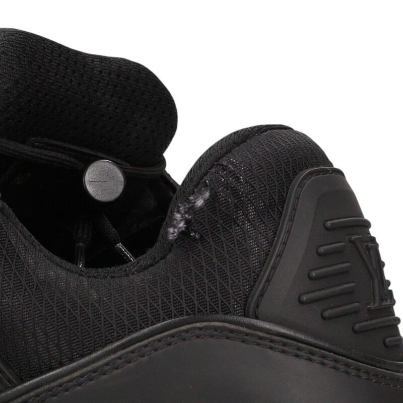 LOUISVUITTON LV Trainer Snow Low Cut Sneakers Black Size 7