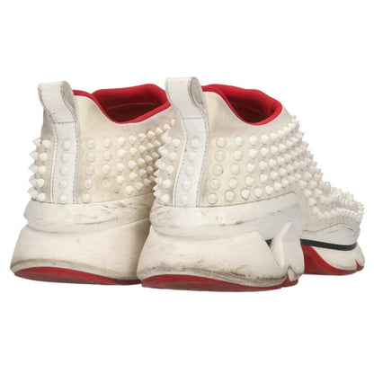 Christian Louboutin Spike Low-Top Sneakers White Size 10